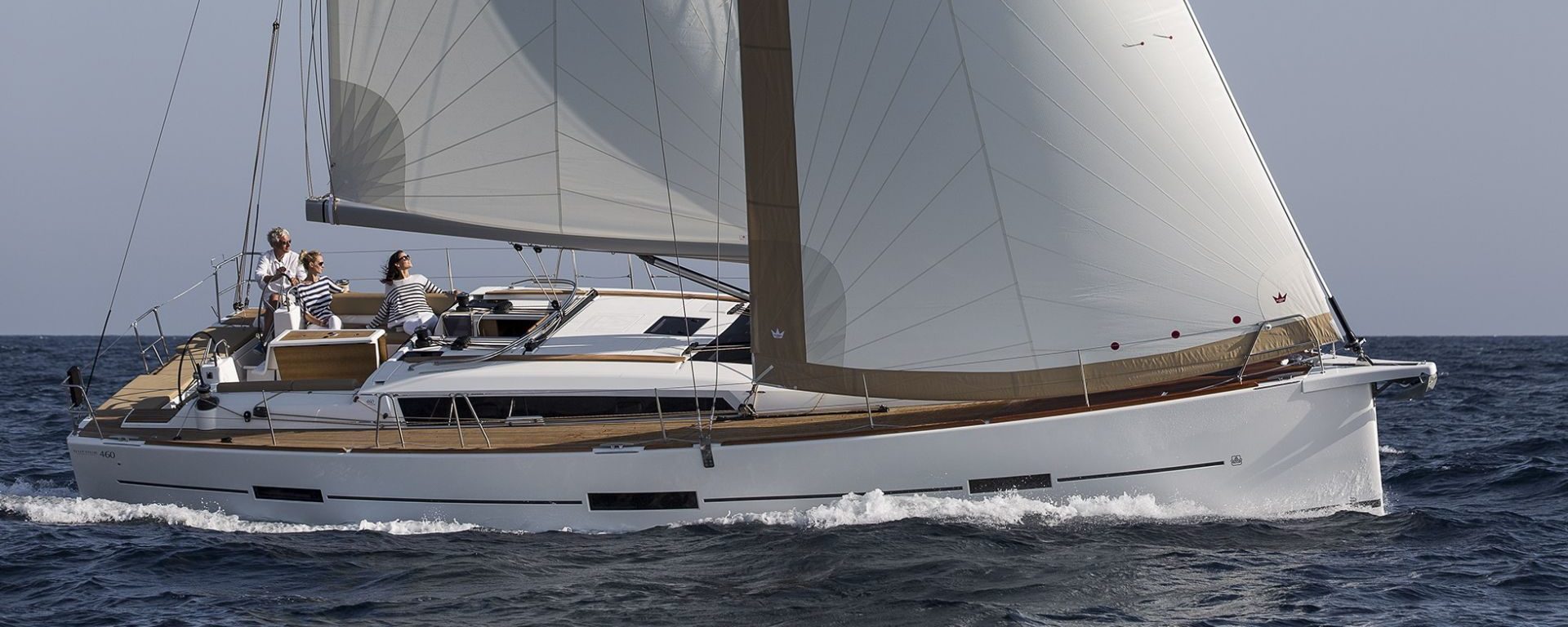 Dufour yachts 460 sailing open waters